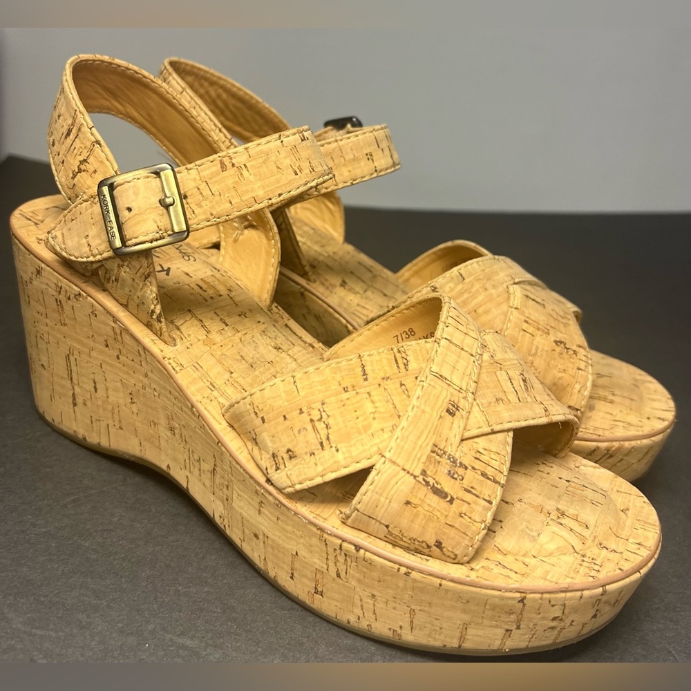 Kork Ease- Womens Wedge, Size:7, Pre-Owned